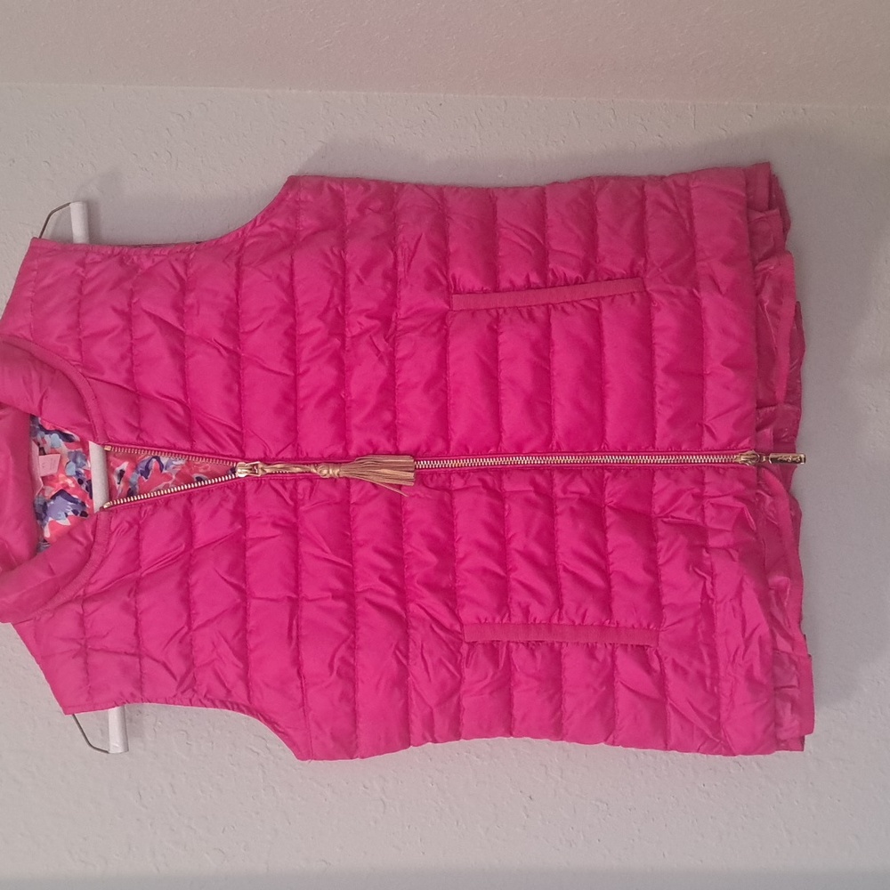 EUC LILLY PULITZER CORA VEST Pink